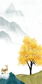 人气 中式高档玄关 Tif分层