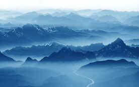 高清 简奢中式山水 TiF分层