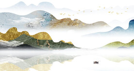 大气 最新中式山水 TiF分层