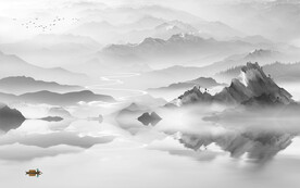 高档 中式爆款山水 TiF分层