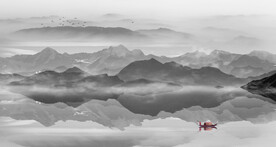 新款 中式新品山水 TiF分层