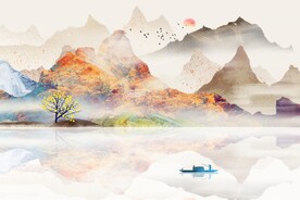 新品 最新高档山水 TiF分层