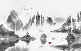 新款 最新高档山水 TiF分层