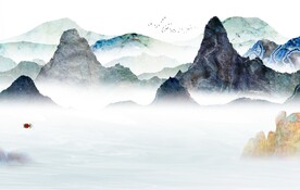 极简 清晰高清山水 TiF分层