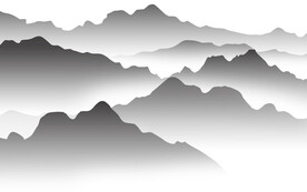 爆款 现代高清山水 TiF分层