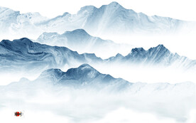 奢雅 中式高清山水 Tif分层