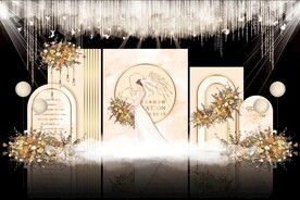 香槟色婚礼效果图