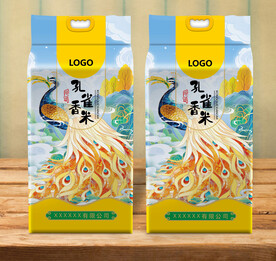 高档大米包装设计