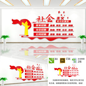 核心价值观文化墙