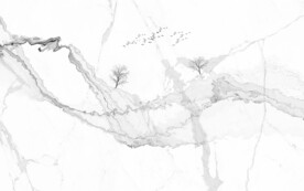 线条水墨大理石背景墙