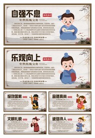传统美德展板系列