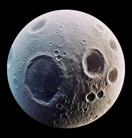 月球表面灯箱素材