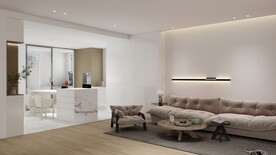 全屋定制现代客厅效果图图片