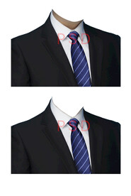 男西装证件照衣服素材psd