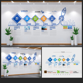 发展历程文化墙