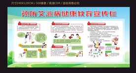 预防艾滋病宣传栏
