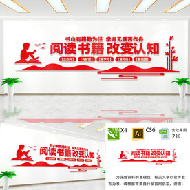 阅读文化墙