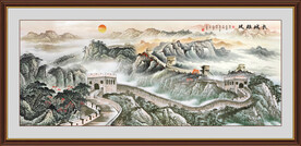 国画长城