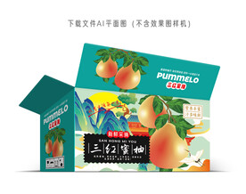 三红蜜柚包装