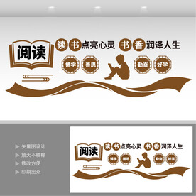 阅读文化墙 