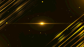 4K金色粒子光线背景AE成品