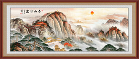 江山如画五岳独尊泰山日出