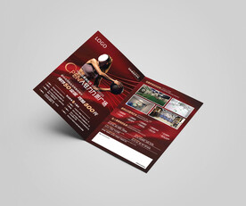 游泳健身舞蹈瑜伽单页海报