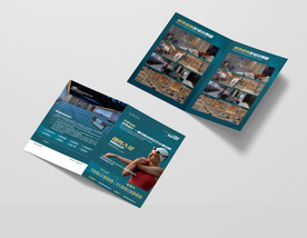 游泳健身预售折页图片