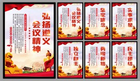 遵义会议精神海报系列