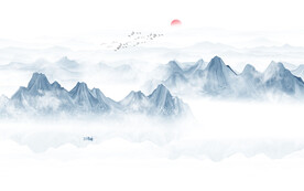 水墨山水图