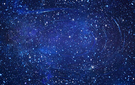 蓝色宇宙星空背景