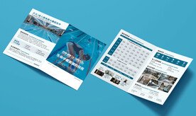 游泳健身瑜伽预售折页海报图片