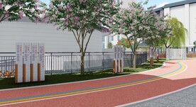 西堤诗廊景观雕塑