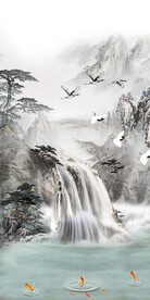 高端 中式意境玄关 TIF分层