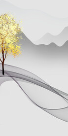 新品 简约图玄关画 TiF分层