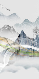 清晰 简约图玄关画 TiF分层