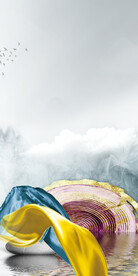 新款 简约图玄关画 TiF分层