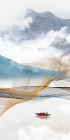 淡雅 新高端玄关画 tif分层