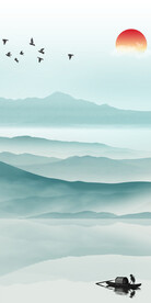 蓝色 极简新传玄关 tiF分层