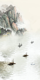 古风 现代高清玄关 Tif分层