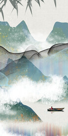 高雅 大气新画玄关 Tif分层