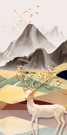 高清 大气新画玄关 Tif分层