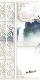 中式 高清新画玄关 Tif分层