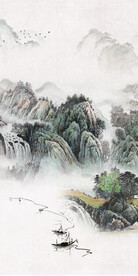 淡雅 玄关简约新画 Tif分层