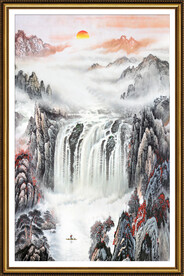 玄关山水画