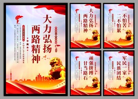 两路精神党建海报