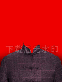 老人像换装 唐装