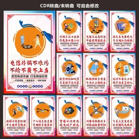 学校电信诈骗海报