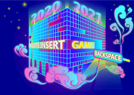 赛博城市AI插画