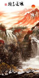 现代 意境人气玄关 Tif分层